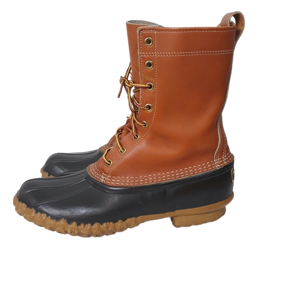 L.L. Bean Shoes Ll Bean Maine Hunting Duck Bean Boots Brown Tan